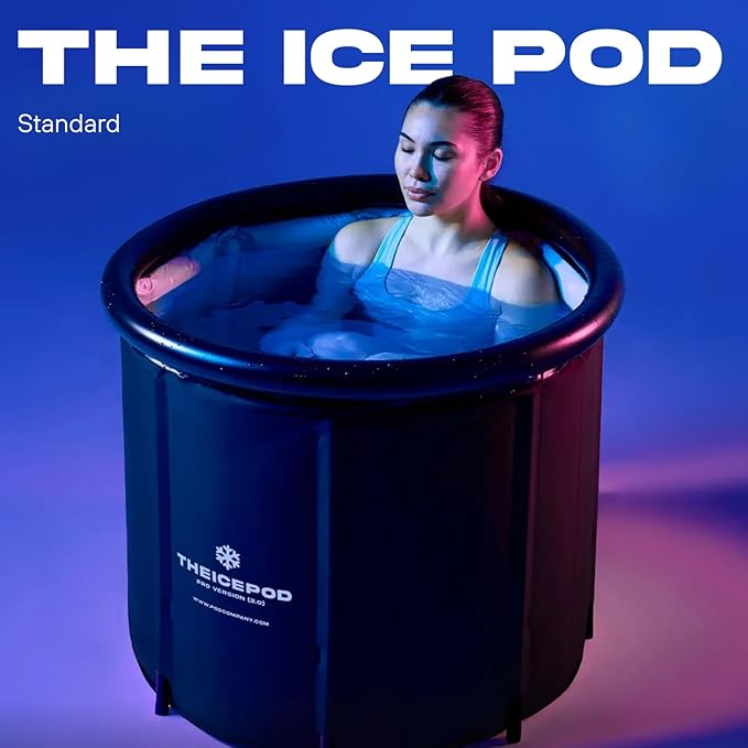 The Ice Pod – Portable Ice Bath for Recovery & Wellness – Collapsible Design with Thermal Lid – For Athletes & Everyday Cold Plungers - The Pod Company