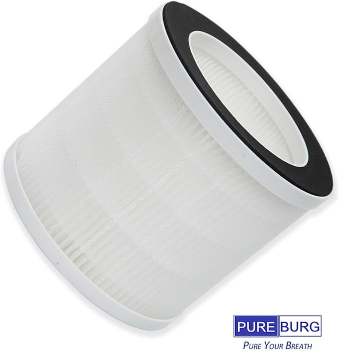 PUREBURG Replacement Filters Compatible with Afloia Demi Air Purifier, 2-Pack H13 HEPA Air Clean Dust VOCs Odor Pets Hair Smoke