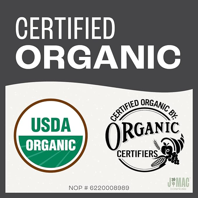 J MAC BOTANICALS, Organic Whole Juniper Berries, Certified Organic, juniper for herbal infusions, cooking and seasoning beef, pork, turkey brine, soups, syrups, cocktail bombs (4 oz)-FlexoryFit