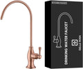 Delle Rosa Drinking Water Faucet in Copper Finish, Retro Solid Brass Kitchen Water Filter Faucet, Commercial Water Filtration Faucet for Under Sink Water Filter System,Copper Finish
