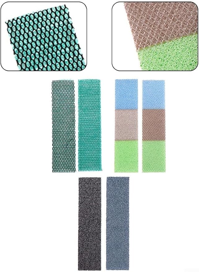 2Pcs Air Conditioner Filter Pads, Air Conditioner Replacement Filter Cotton For AC Window Unit, Air Conditioner Washable Reusable High Air Flow Filte(B)