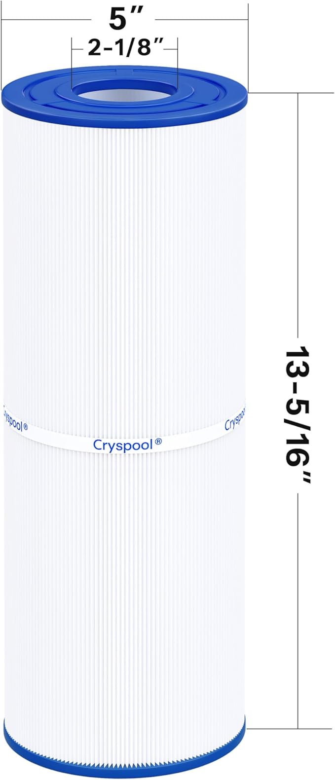 Cryspool® 04075 Filter Compatible with C-4950, PRB50-IN, FC-2390, Guardian 413-212-02, J200 Series Filter, 03FIL1600, 373045, Cal Spa Hot Tub Filter, 50 Sq. Ft Spa Filter Cartridge, 2 Pack