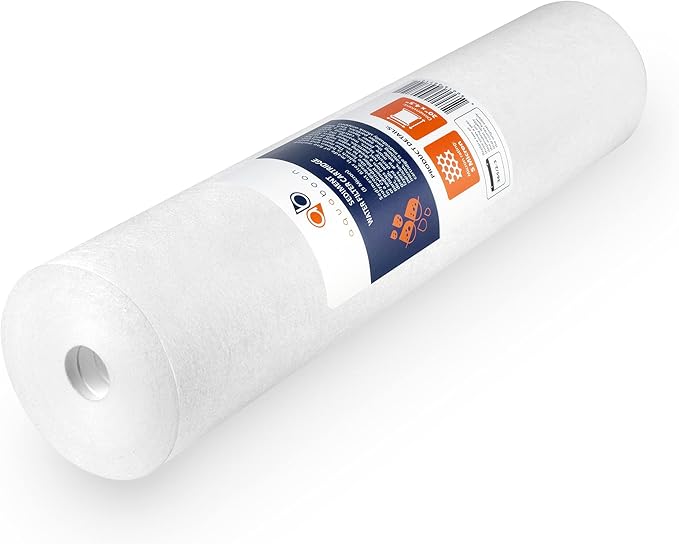 Aquaboon 5 Micron 20 x 4.5 Whole House Sediment Filter Cartridge 20 inch Water Filter Replacement Compatible with DGD-5005-20, FP25B, AP810-2, 6-Pack