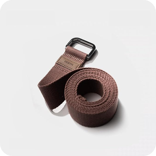 Fitness Yoga Strap, Soft Cotton Workouts Unisex Yoga Straps, Stretch Bands for Exercise and Flexibility, Yoga Belt for Fitness, Yoga, Pilates-FlexoryFit