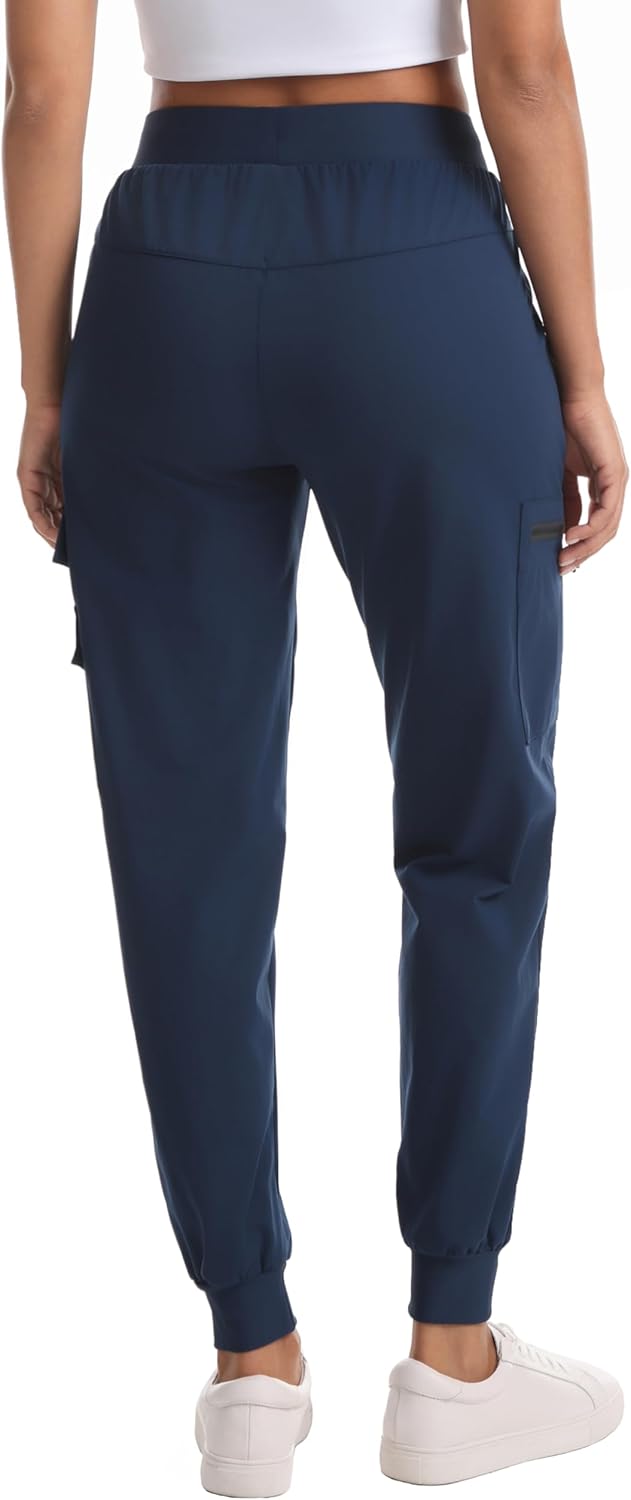 Women's Hiking Pants with Pockets - Travel Lounge Outdoor Quick Drying Lightweight Water Resistant Joggers