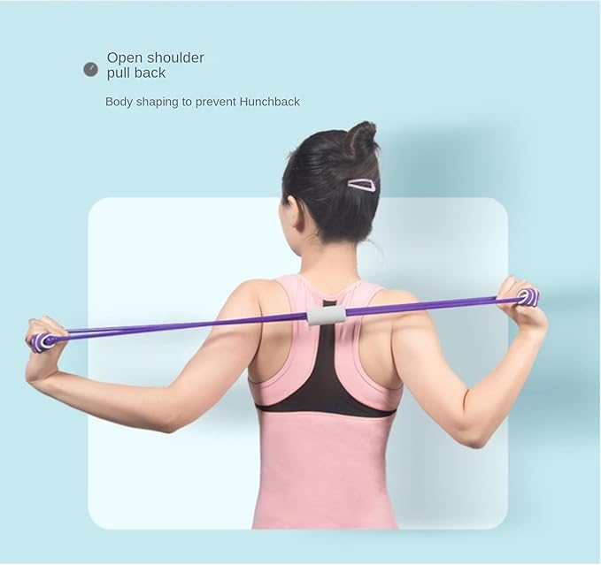 Crossover Resistance Band - Shoulder Back Training/Yoga Stretch/Posture Corrector-FlexoryFit