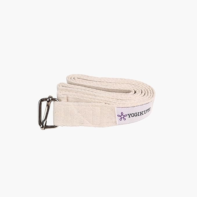 Yoga Strap - Adjustable D-Ring Buckle Yoga Belt for Pilates, Gym Workouts, and Physical Therapy | Improves Sitting Posture for Women & Men-FlexoryFit