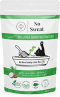 No Sweat Activated Carbon Cat Litter Odour Neutralizer-Made Of Coconut Shell-All Natural-No Chemical,Toxic Ingredients-Unscented-Planet Friendly-Economy Pack-500 GR- Packing May Vary