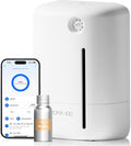 Hotel Scent Diffuser Starter Kit - Waterless Essential Oil Aromatherapy Diffuser - for Home -Cold Air Diffuser Machine for Large Room - App Control - Studio Scent Diffuser - Office Fragrance - White