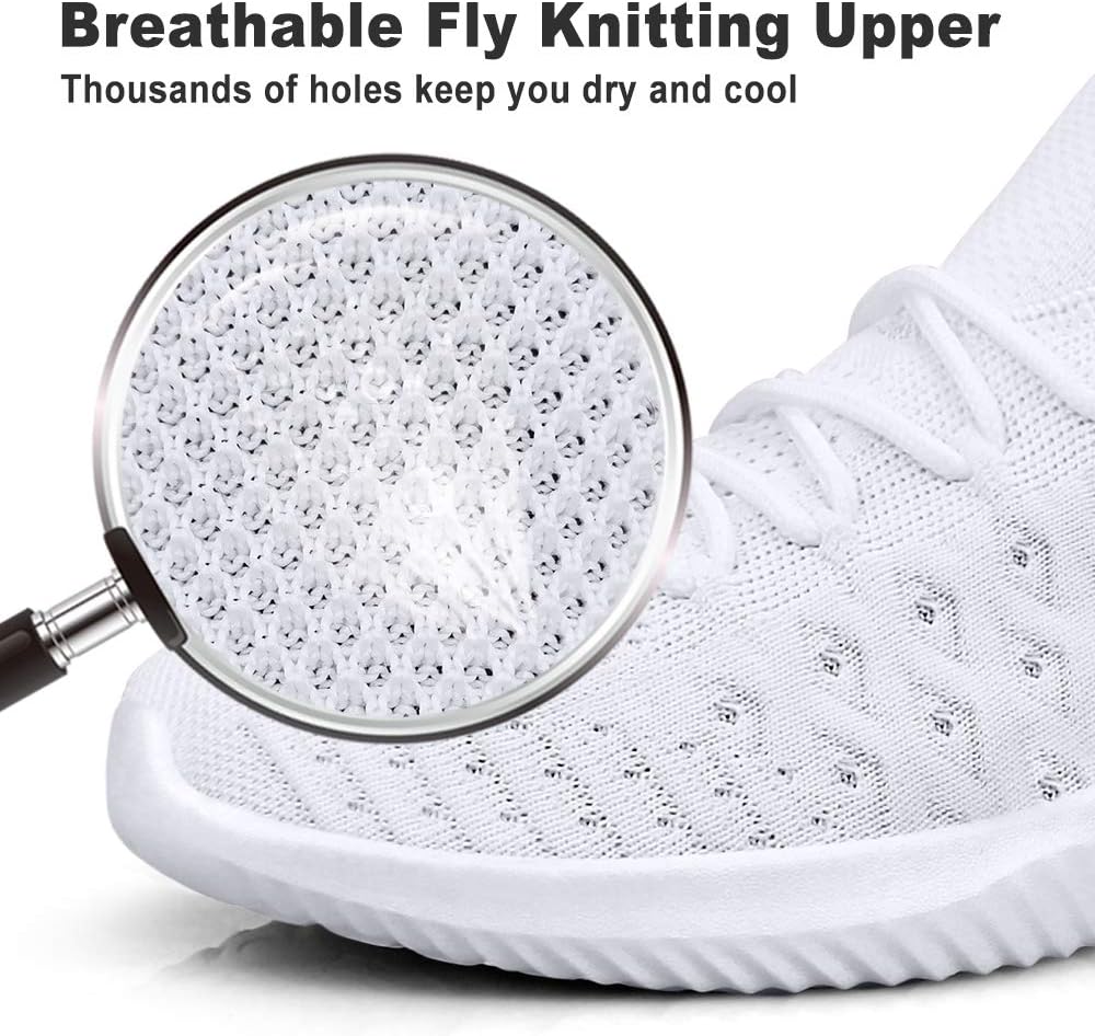 Feethit Mens Slip On Walking Shoes Lightweight Breathable Non Slip Running Shoes Comfortable Fashion Sneakers for Men