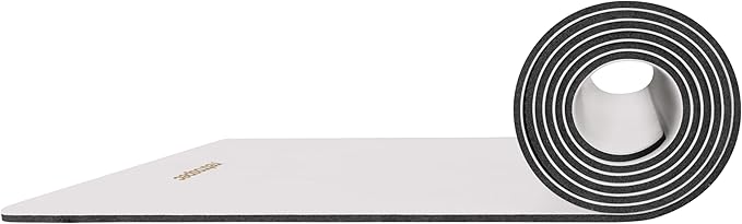 Retrospec Laguna 5mm Yoga Mat - Fitness Mat for Women, Men & Children, Slip-Resistant and Moisture Absorbing Exercise Mat for Home, Pilates, Yoga and Floor Workouts-FlexoryFit