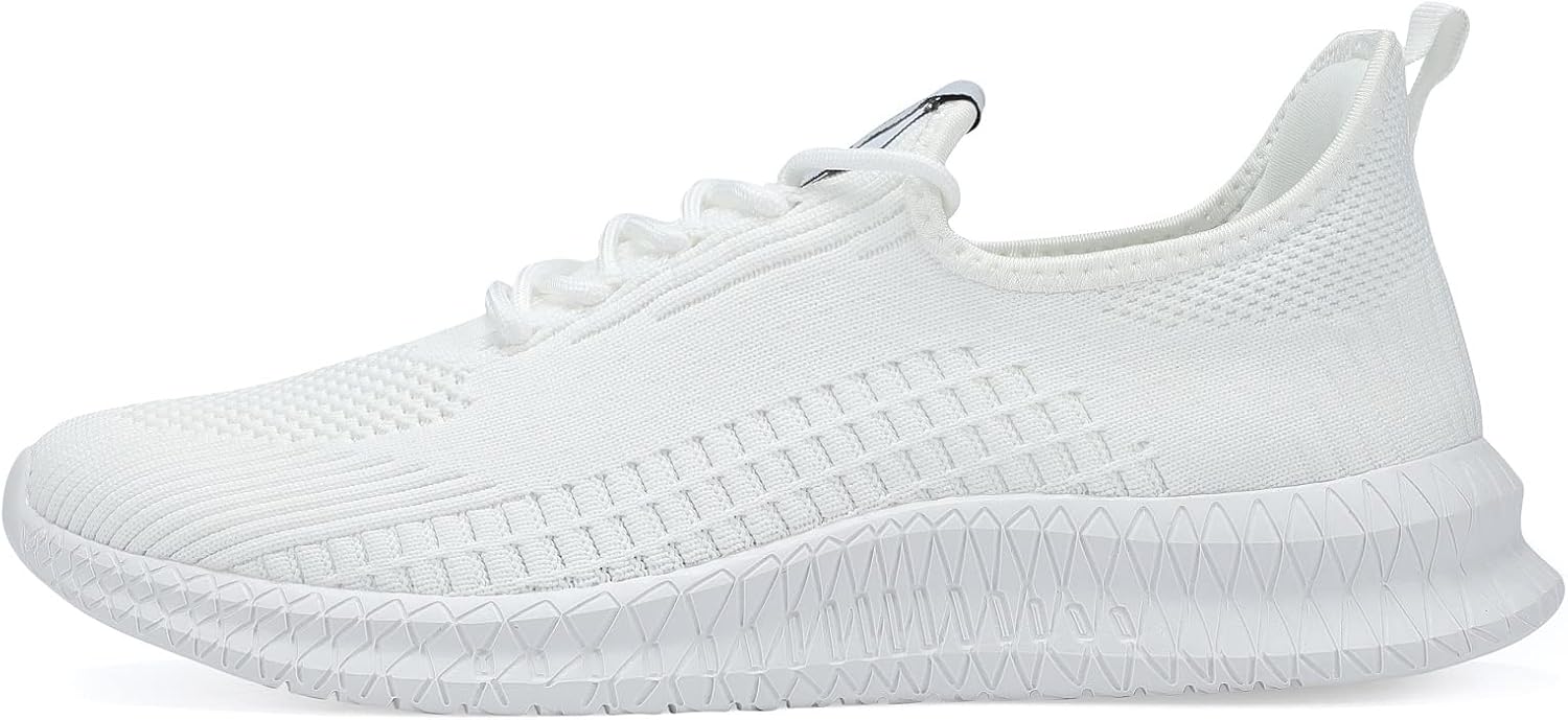 LCGJR Men's Running Shoes Ultra Lightweight Breathable Comfortable Walking Shoes Casual Fashion Sneakers Mesh Workout Shoes