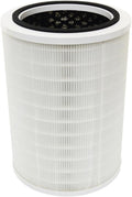PUREBURG R-M003 Replacement Filter Compatible with RENPHO R-M003 Air Purifier R-M003-F1 R-M003-F2,H13 HEPA Activated Carbon 2-in-1 4-Stage Filtration