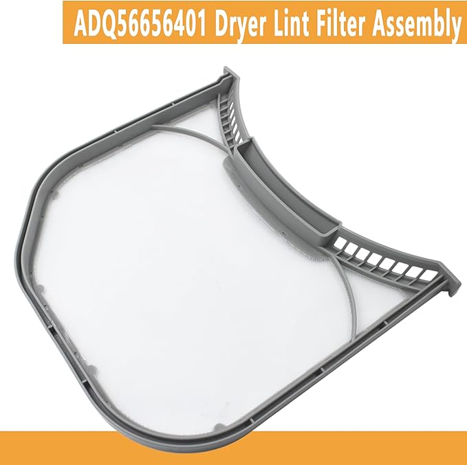 ADQ56656401 Dryer Lint Filter Assembly Fits for LG Clothes Dryer DLE3400W DLE3500W DLEX3250R DLEX3370W Replacement Lint Screen(1 Pcs）