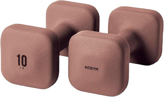 SafeGrip Dumbbells, Anti-Slip, Anti-Roll, Thick Handles, Free Weights, Square Dumbbells for Secure Workouts at Home, Weightlifting, and Personal Training-FlexoryFit