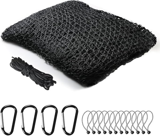 Sports Netting,Hitting Net with 33Feet Nylon Rope for Golf, Baseball, Hockey, Soccer, LAX and More