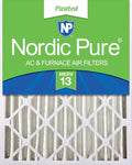 Nordic Pure 16x25x4 Pleated MERV 13 Air Filter 1 Pack by NordicPure