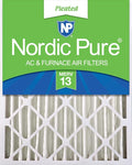 Nordic Pure 20x24x4 (19_3/8 x 23_3/8 x 3_5/8) Pleated MERV 13 Air Filter 1 Pack