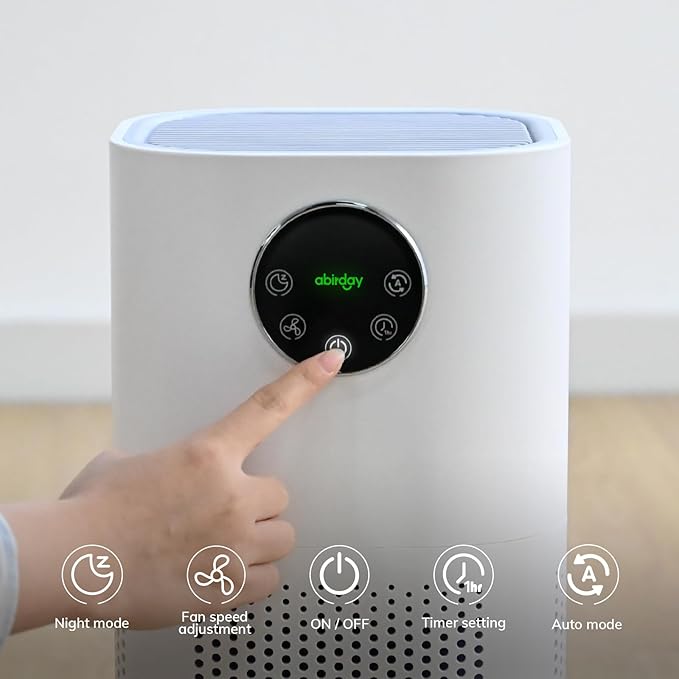 Air Humidifier & Purifier 2-in-1 – Ultra-Quiet for Home, Bedroom, Office | Auto Mode, Ideal for Pets and Smokers
