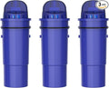 Waterdrop Replacement for Pur®, Plus Water Filter, CRF950Z NSF Certified Pitcher Water Filter, Compatible with All Pur® Pitchers and Dispensers PPF951K, PPF900Z and More, Pack of 3