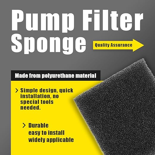 40PPI Sponge,Pump Filter Sponge Replacement AeroGarden Pump Filter Accessories (30 Pack)