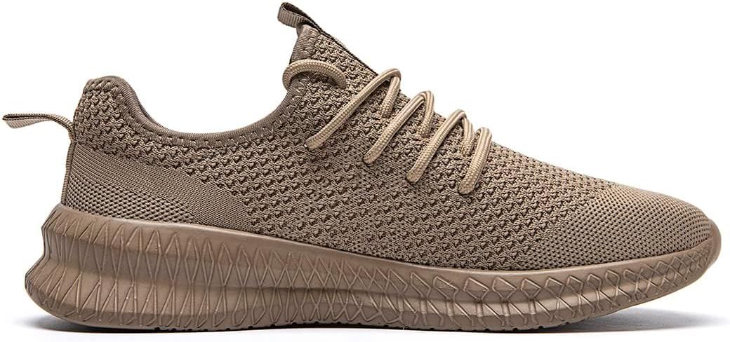 FUJEAK Men Running Shoes Men Casual Breathable Walking Shoes Sport Athletic Sneakers Gym Tennis Slip On Comfortable Lightweight Shoes