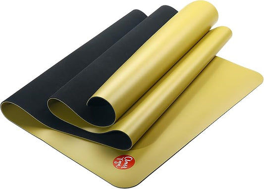 Clever Yoga Liquid Balance Thick Yoga Mat - Pro Exercise Yoga Mat with Non-Slip Surface for Home Gym, Earth-Friendly & Recyclable Pilates and Workout Pad Women & Men, 4.5 mm-FlexoryFit