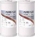 PUREPLUS 10" x 4.5" Whole House Iron Reducing Sediment Filter Compound by PUREPLUS