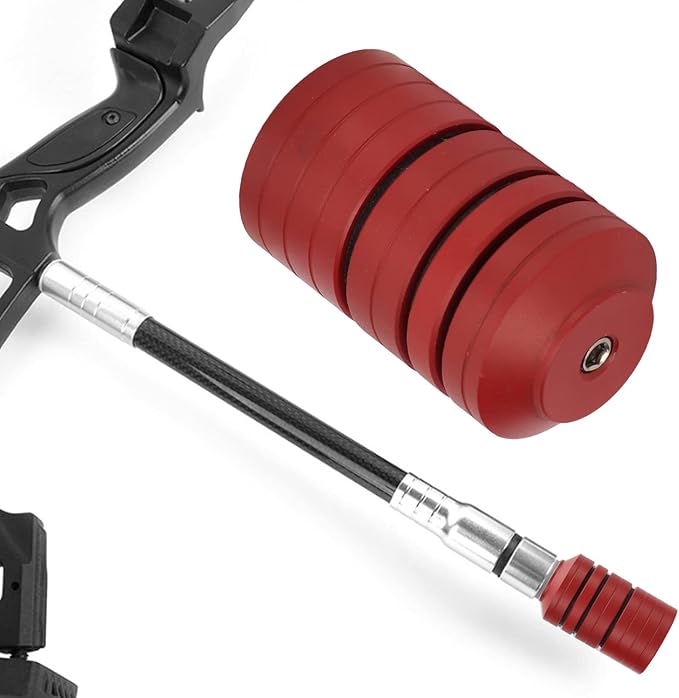 VBESTLIFE Archery Bow Stabilizer Weight Kit, Detachable Aluminum Alloy Counterweight Kit for Recurve Bow and Compound Bow