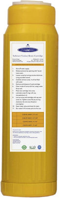 Crystal Quest Cation Resin Softener Filter – Reduces Hard Water, Prevents Scale Buildup, Protects Plumbing & Appliances, Long-Lasting Performance, Easy Installation 2-7/8" x 9-3/4"