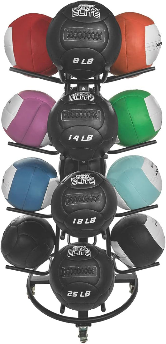 Champion Sports Medicine Ball Storage – Durable Trees & Racks, Multiple Styles, Sizes & Color Options for Organizing Medicine Balls in Home Gym or Fitness Facility-FlexoryFit