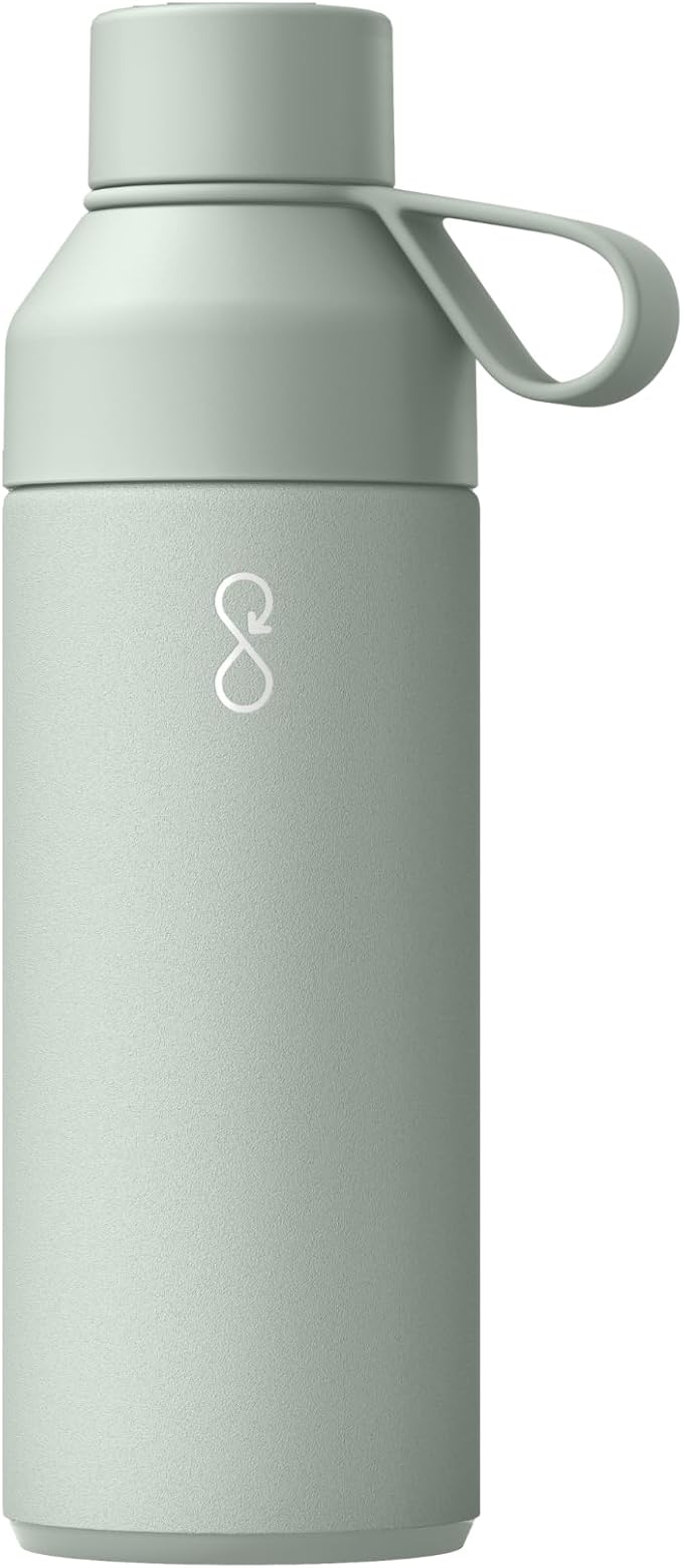 Ocean Bottle - Recycled Stainless Steel Bottle - Eco-Friendly & Reusable (Original 17 oz, Shale Green)