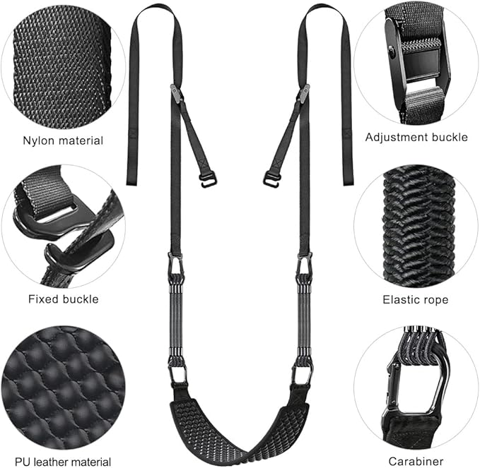 Dolibest Pull-Up Assistance Bands,Heavy Duty Multi-Function Resistance Bands for Chin-up, Dipping Belt for Weight Lifting, Stretch Resistance Bands, Suitable for Men and Women (600LB)-FlexoryFit