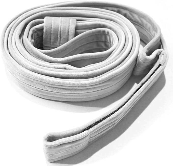 8.2ft 2.5m Aerial Straps Ropes Yoga Aerial Acrobatics Body Aerial Loop Trapeze Circus Apparatuses Equipment Three-Layer Straps 1 pairs-FlexoryFit