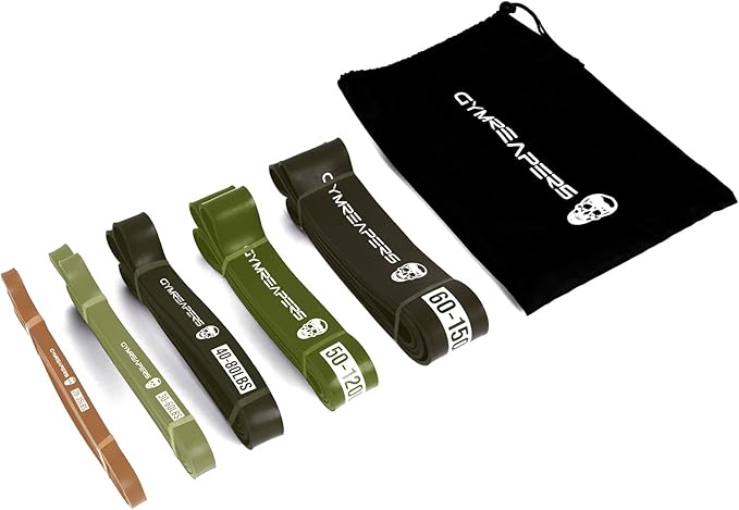 Gymreapers Pull up Resistance Bands for Weight Lifting, Pull Ups - Assistance Bands for Powerlifting, Stretching, WOD, Strength Training - for Men & Women-FlexoryFit