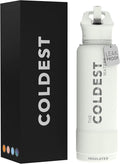 Coldest Insulated Water Bottle with Straw Lid - Stainless Steel Metal Insulated Bottle for Men & Women (Margarita, 40 oz)
