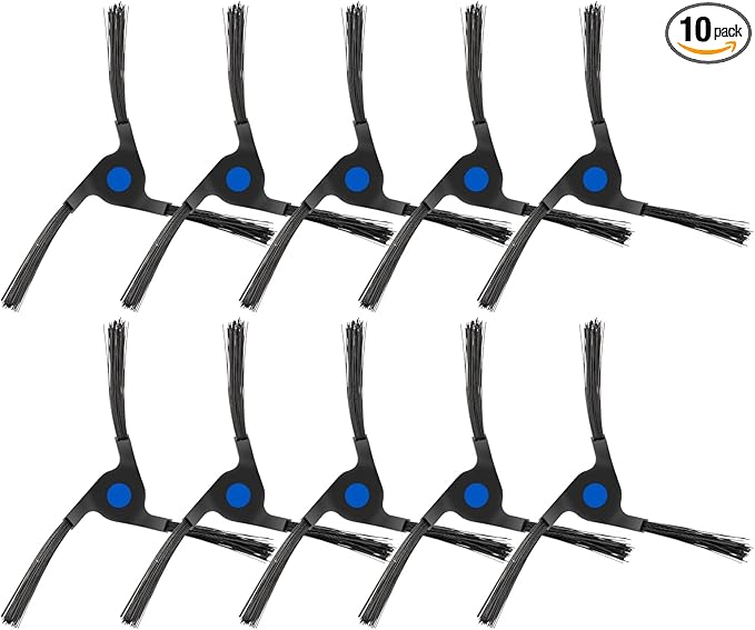 (10 Pieces) Side Brushes Replacement Parts Compatible with ECOVACS DEEBOT X2 Omni / X2 Pro / X2, Robotic Vacuum Replacement Side Brush Accessory Kit