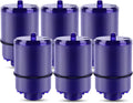 ICEPURE Faucet Water Filter Replacement for Pur® Plus RF9999® FM-2500V, FM-3700, RF3375, PFM400H PFM450S PFM150W PFM350V PUR-0A1 FM2500V FM-3700 for All PUR Faucet Filtration Systems, 6PACK