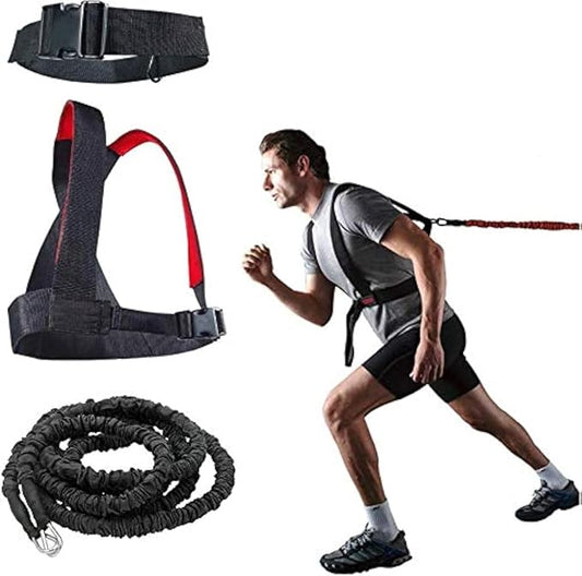 YNXing Resistance Training Rope Explosive Force Bounce Physical Training Resistance Rope Improving Speed, Stamina and Strength-FlexoryFit