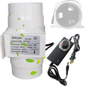3 Inch Inline Duct Extractor Fan 75Mm 12V Powerful Exhaust Blower Speed by Unknown