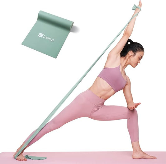 KEEP Resistance Bands for Working Out, Exercise Bands for Legs and Booty, Natural Latex Workout Bands for Women and Men, Stretch Bands for Exercise, Physical Therapy, Fitness, Pilates-FlexoryFit