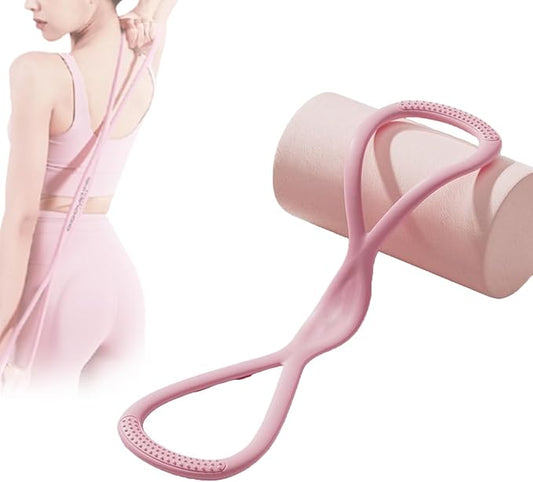 Luminousdo Resistance Bands,2025 New Upgraded Figure 8 Resistance Band for Working Out,High Elasticity Stretch Arm Rope for Yoga,Chest Expander Strap with Handles for Women Men-FlexoryFit
