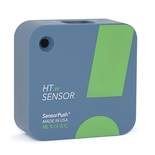 HT.w Smart Temperature Sensor & Humidity Sensor - Bluetooth Thermometer & Hygrometer with App Monitoring - Water Resistant Temperature & Humidity Monitor for RV, Basement, Fridge (4 Pack)