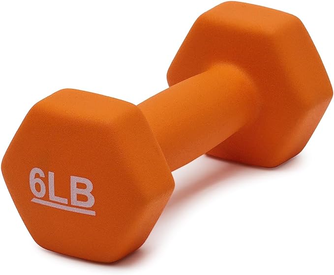 Amazon Basics Neoprene Dumbbell Hand Weights for Exercise and Muscle Toning-FlexoryFit