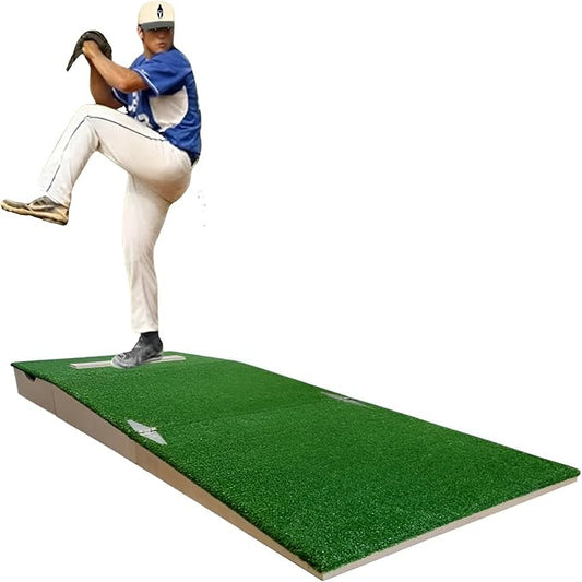 Titan Professional Mounds 6 Inch Portable Youth Baseball Pitching Mound w/Adjustable Base for Ages 13 and Under