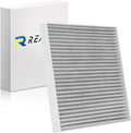 Cabin Air Filter with Activated Carbon, Compatible With Lexus ES, GS, GX, IS, LS, RX; Subaru Legacy, Outback; Toyota 4Runner, Camry, Corolla, Highlander, Prius, RAV4, Sequoia, Sienna