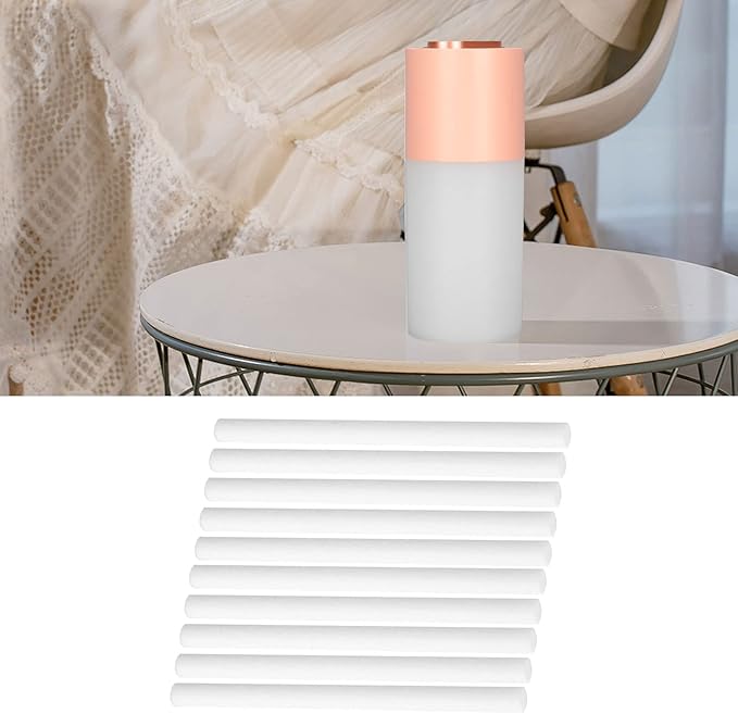 Filter Cotton Sticks, 10Pcs Mini Portable Humidifier Diffuser Cotton Sticks Filter Replacement USB Humidifier Replacement Sponges Refill Stick