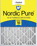 Nordic Pure 20x24x4 (19_3/8 x 23_3/8 x 3_5/8) Pleated MERV 10 Air Filter 1 Pack