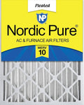 Nordic Pure 16x20x4 Pleated MERV 10 Air Filter 1 Pack by NordicPure