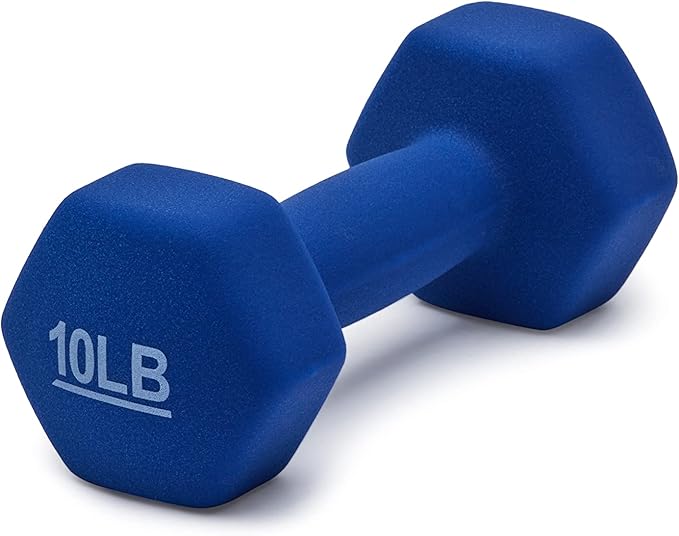 Amazon Basics Neoprene Dumbbell Hand Weights for Exercise and Muscle Toning-FlexoryFit